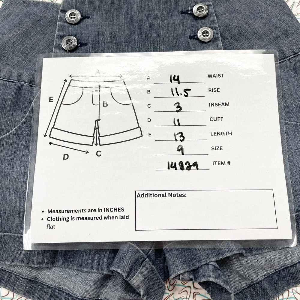 Celebrity Pink Denim Shorts Juniors 9 High Waist Sailor Stretch Nautical Y2K - Picture 11 of 13